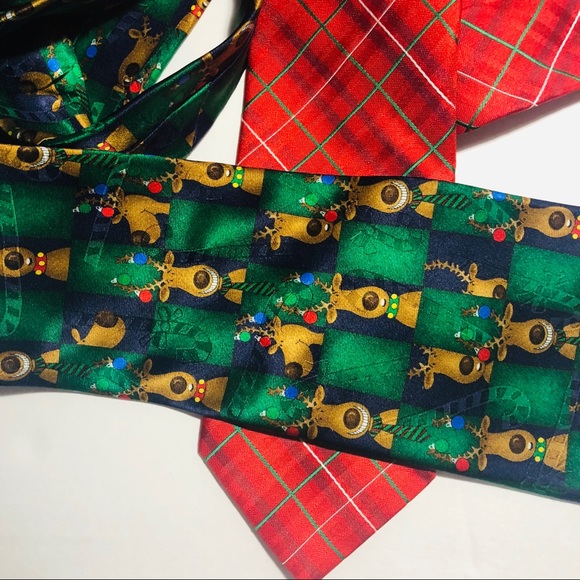 Lot of 2 Christmas neck ties - Picture 6 of 7
